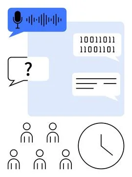 Conceptual Communication Tools Coding, Speech Analysis, and Group Interacti.. イラスト素材