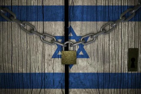 Conceptual composition on lockdown for quarantine for the covid-19 coronaviru Stock Illustration