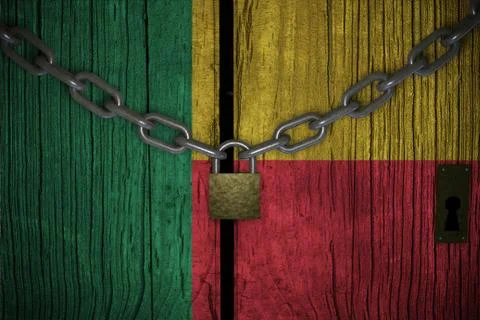 Conceptual composition on lockdown for quarantine for the covid-19 coronaviru Stock Illustration