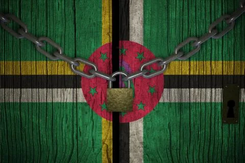 Conceptual composition on lockdown for quarantine for the covid-19 coronaviru Stock Illustration