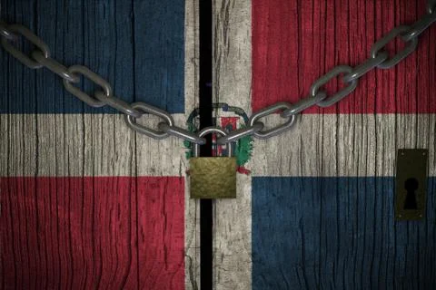 Conceptual composition on lockdown for quarantine for the covid-19 coronaviru Stock Illustration