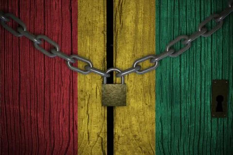 Conceptual composition on lockdown for quarantine for the covid-19 coronaviru Stock Illustration