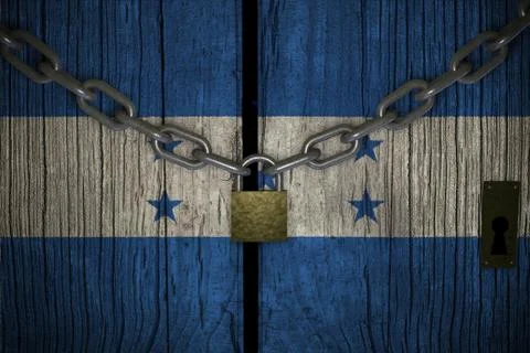 Conceptual composition on lockdown for quarantine for the covid-19 coronaviru Stock Illustration
