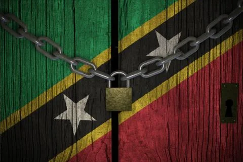 Conceptual composition on lockdown for quarantine for the covid-19 coronaviru Stock Illustration