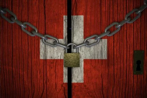 Conceptual composition on lockdown for quarantine for the covid-19 coronaviru Stock Illustration