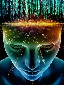 Conceptual Consciousness Stock Illustration