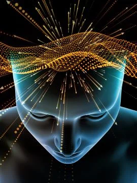 Conceptual Consciousness Stock Illustration