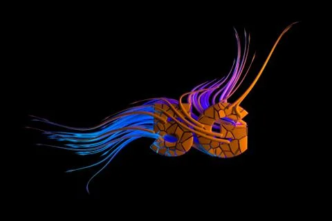 Conceptual Conspiracy chipization image of 5g lettering made by cracked white Stock Illustration