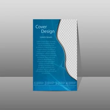 Conceptual cover template for presentations, reports, advertisements, flyers Stock Illustration