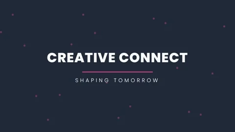 Conceptual creative connect background for modern corporate tech presentation Stock Footage 337501083