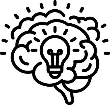 A conceptual creative idea illustration featuring a glowing light bulb insi.. Stock Illustration