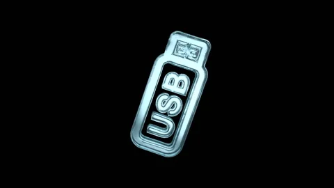 Conceptual data storage symbol. Video stock 99711225