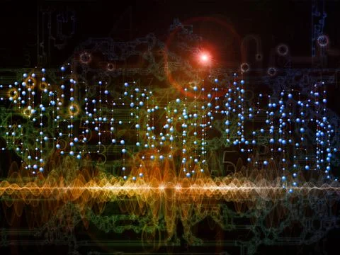 Conceptual Data Transfers Illustrazione stock gratuita