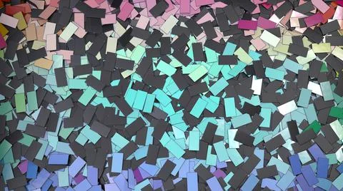 Conceptual digital background with many mobile phones Stock Illustration