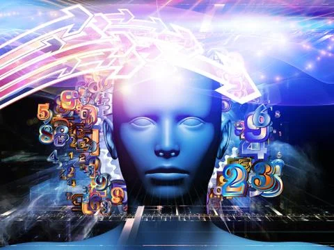 Conceptual Digital Science イラスト素材