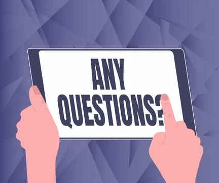 Conceptual display Any Questions Question. Business showcase Asking for inquiry Ilustração Stock