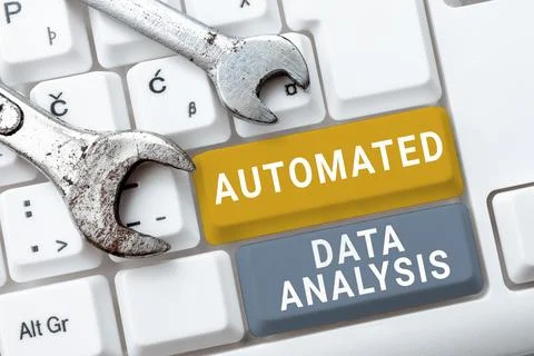 Conceptual display Automated Data Analysis. Word Written on Artificial Stock Photos