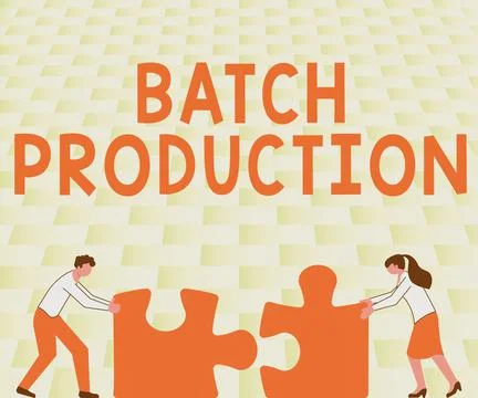 Conceptual display Batch Production. Business approach mental illness that Stock Illustration