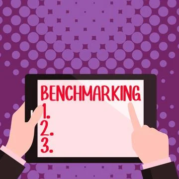 Conceptual display Benchmarking. Business concept Evaluate something by Stock Illustration
