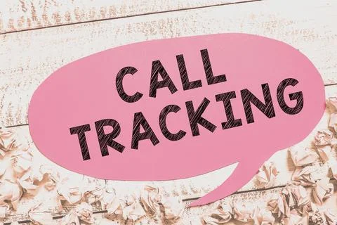 Conceptual display Call Tracking. Concept meaning Organic search engine Digital Stock Photos