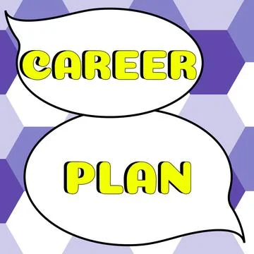 Conceptual display Career Plan. Concept meaning ongoing process where you Stock Illustration