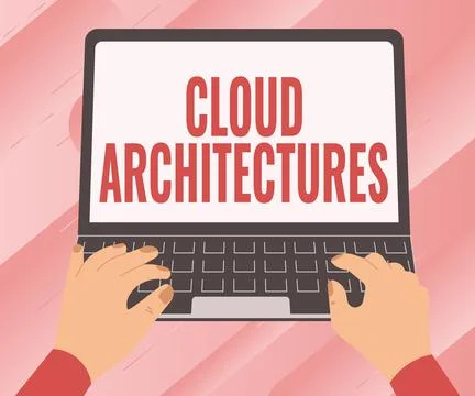 Conceptual display Cloud Architectures. Concept meaning Various Engineered 스톡 일러스트