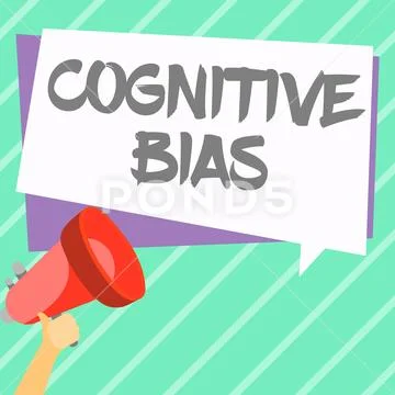 Conceptual display Cognitive Bias. Word Written on Psychological ...