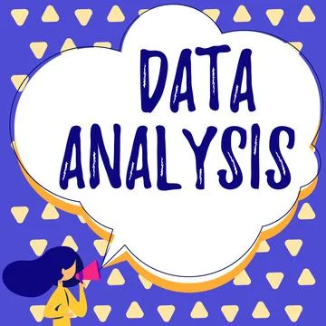 Conceptual display Data Analysis. Business showcase Translate numbers to Stock Illustration