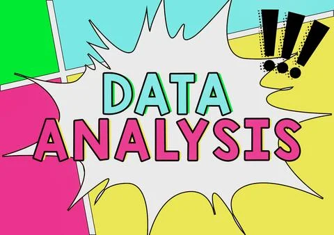 Conceptual display Data Analysis. Internet Concept Translate numbers to Stock Illustration
