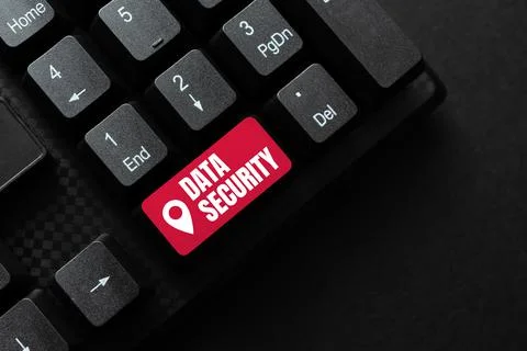 Conceptual display Data Security. Business showcase Confidentiality Disk Stock Photos