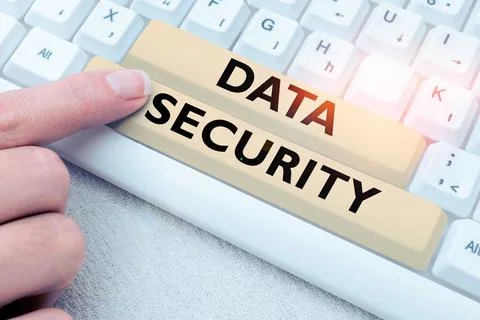 Conceptual display Data Security. Business overview Confidentiality Disk Stock Photos