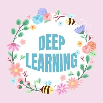 Conceptual display Deep Learning. Business concept Hierarchical Abstractions Illustrazione stock