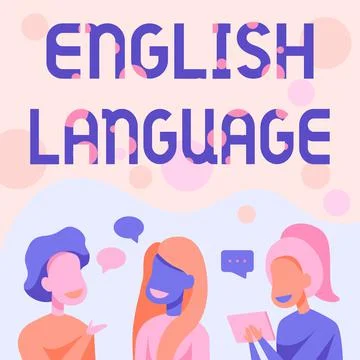 Conceptual display English Language. Concept meaning third spoken native lang in 스톡 일러스트