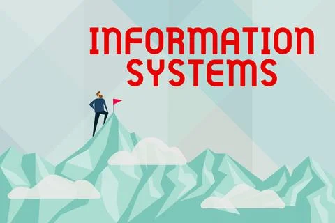 Conceptual display Information Systems. Word for study of systems with a exact Stock Illustration