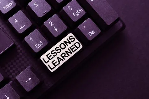 Conceptual display Lessons Learned. Internet Concept experiences garnered from Stock Photos