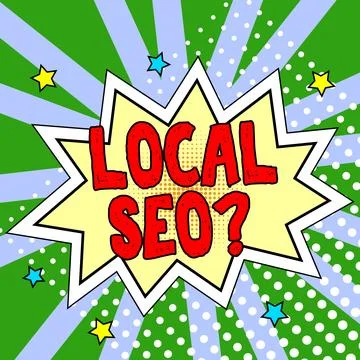 Conceptual display Local Seo. Concept meaning incredibly effective way to market イラスト素材