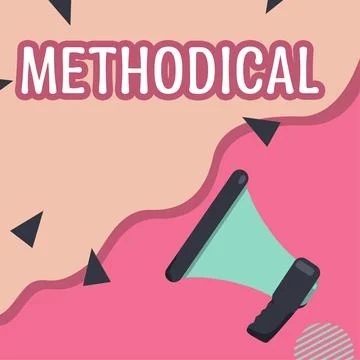 Conceptual display Methodical. Business approach System of Methods used in a Stock Illustration