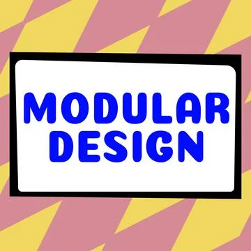 Conceptual display Modular Design. Business showcase product designing to 스톡 일러스트