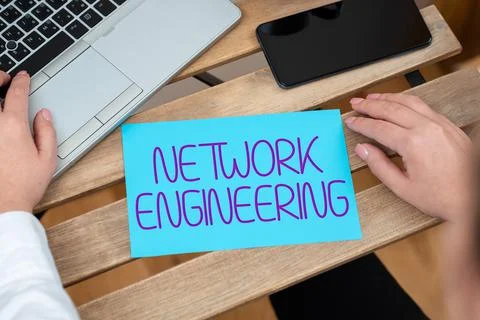 Conceptual display Network Engineering. Business idea professional who has the Stock Photos