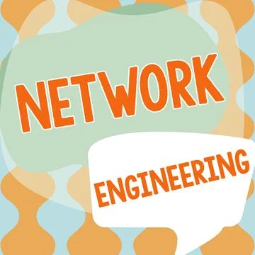 Conceptual display Network Engineering. Concept meaning professional who has the Illustrazione stock