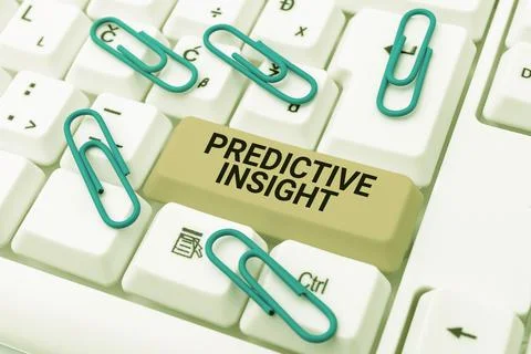 Conceptual display Predictive InsightProactive Fault Management System an Early Stockfoto's