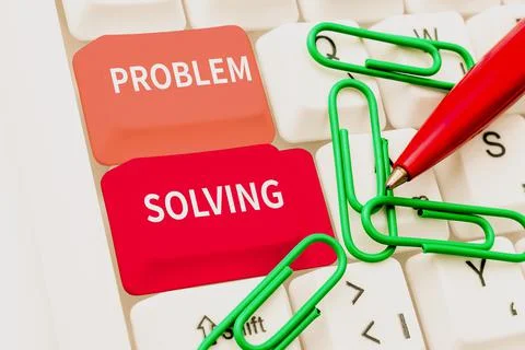 Conceptual display Problem Solving. Business approach having a good capability Stock Photos