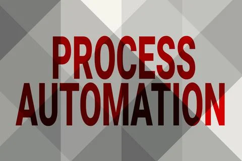 Conceptual display Process Automation. Conceptual photo Transformation Stock Illustration