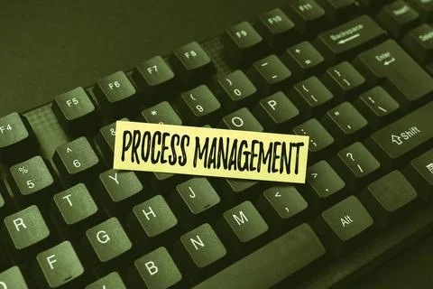 Conceptual display Process Management. Internet Concept aligning processes with Stock Photos