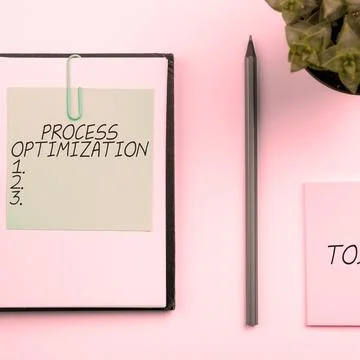 Conceptual display Process Optimization. Internet Concept Improve Organizations Stock Photos