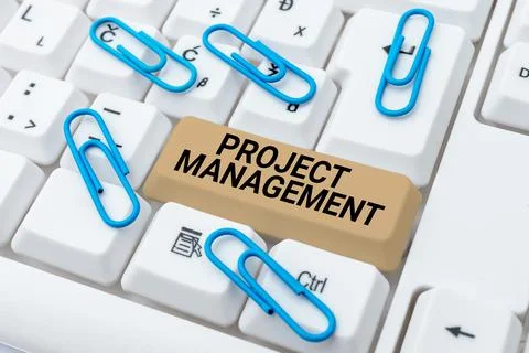 Conceptual display Project ManagementApplication Process Skills to Achieve 库存照片