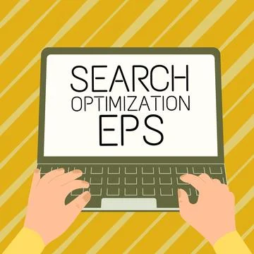 Conceptual display Search Optimization Eps. Concept meaning the act or process Stock Illustration