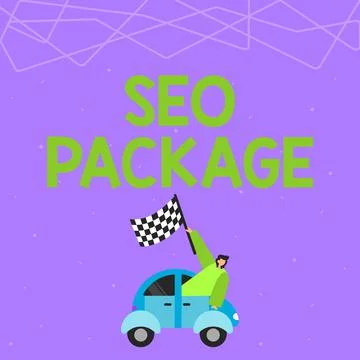 Conceptual display Seo Package. Concept meaning practice of search engine Stock Illustration
