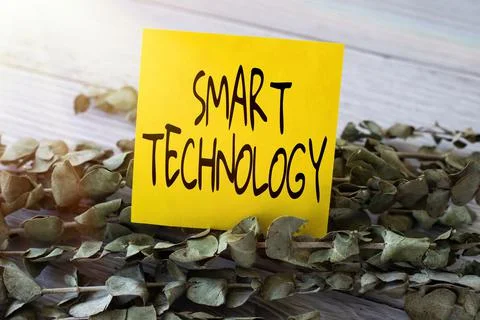 Conceptual display Smart Technology. Word for used to protect and prevent errors 스톡 사진