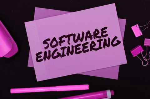 Conceptual display Software Engineering. Business concept Program Development in Stock Photos